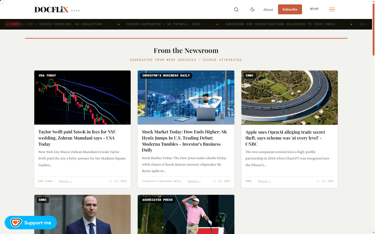 Screenshot of DOCFLiX.site